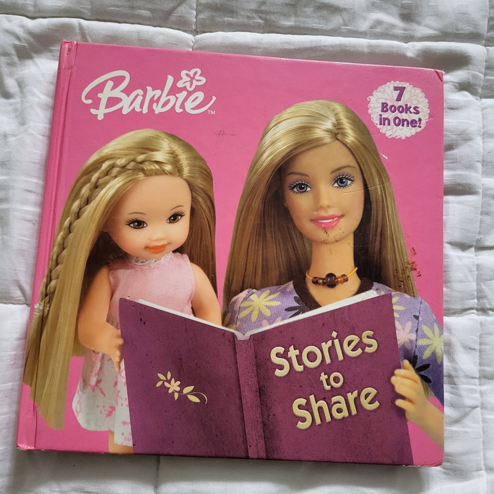 Barbie stories to share hardcover book